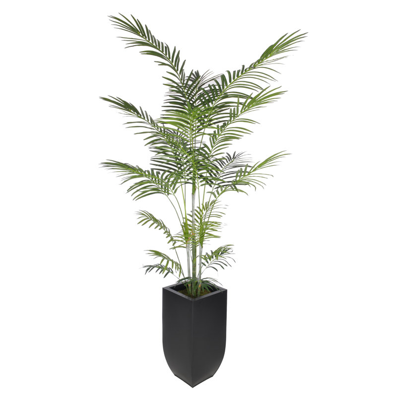 Artificial Areca Palm Tree Floor Plant in Planter & Reviews Birch Lane